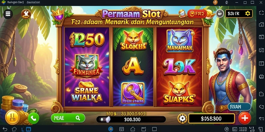 Screenshot gameplay F32 dengan tampilan mesin slot yang menarik.
