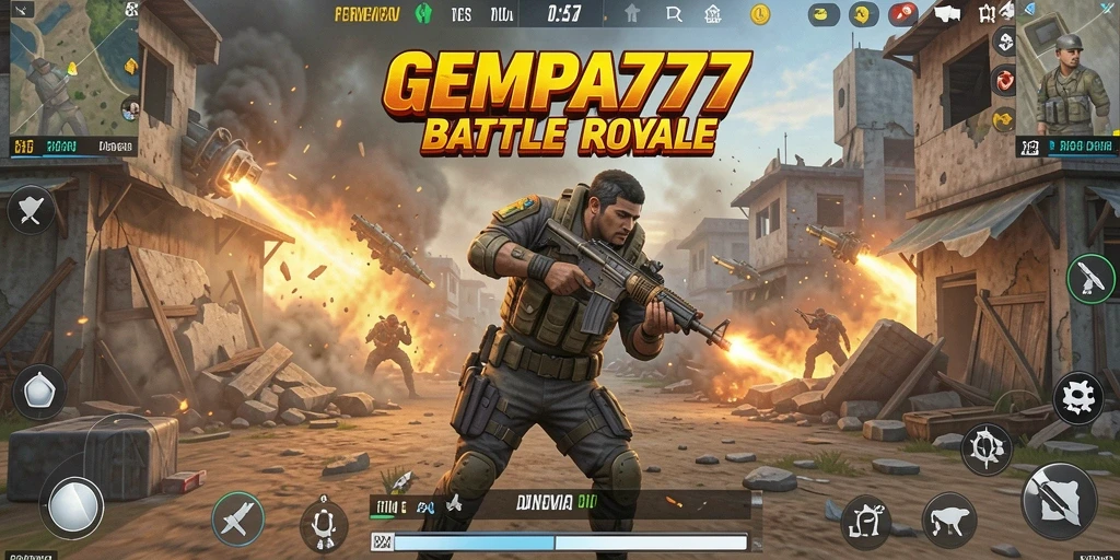 GEMPA777 tampil memukau dengan aksi seru Battle Royale.