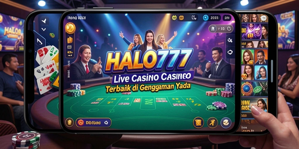 Tampilan gameplay Live Casino yang menegangkan dan interaktif.