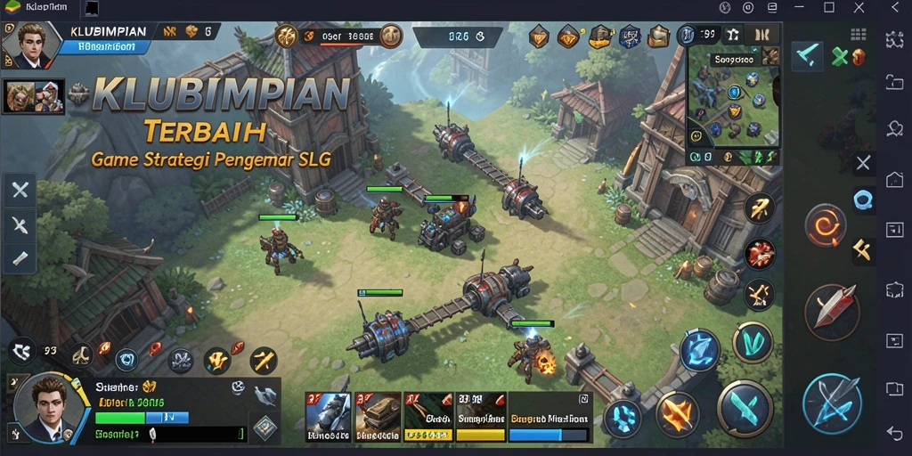 Tampilan gameplay menarik dari KLUBIMPIAN dengan aksi strategi.