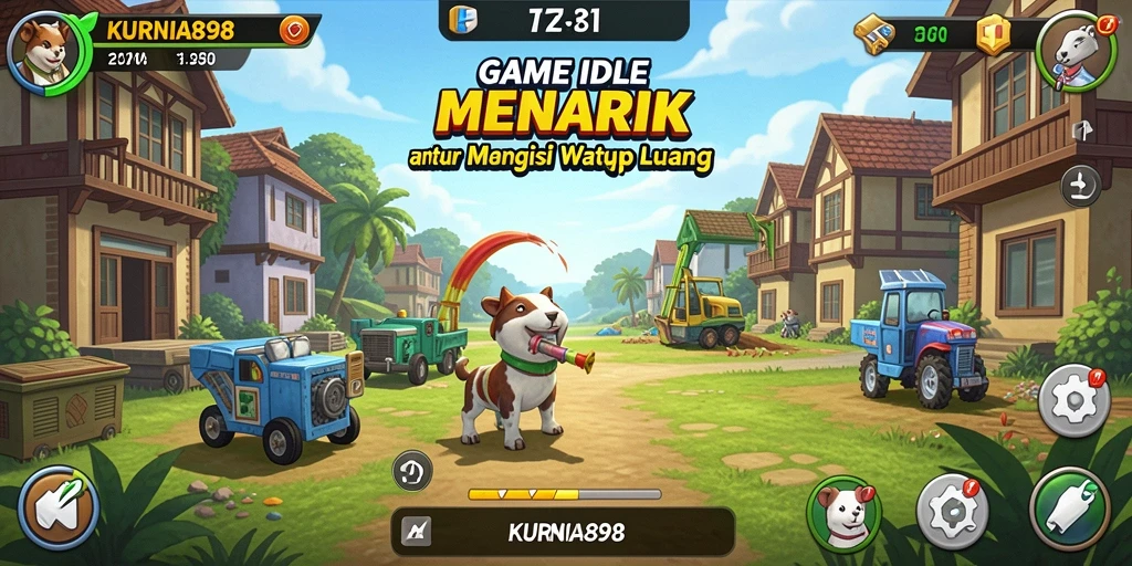 Tangkapan layar gameplay KURNIA898 menampilkan antarmuka sederhana namun menarik.