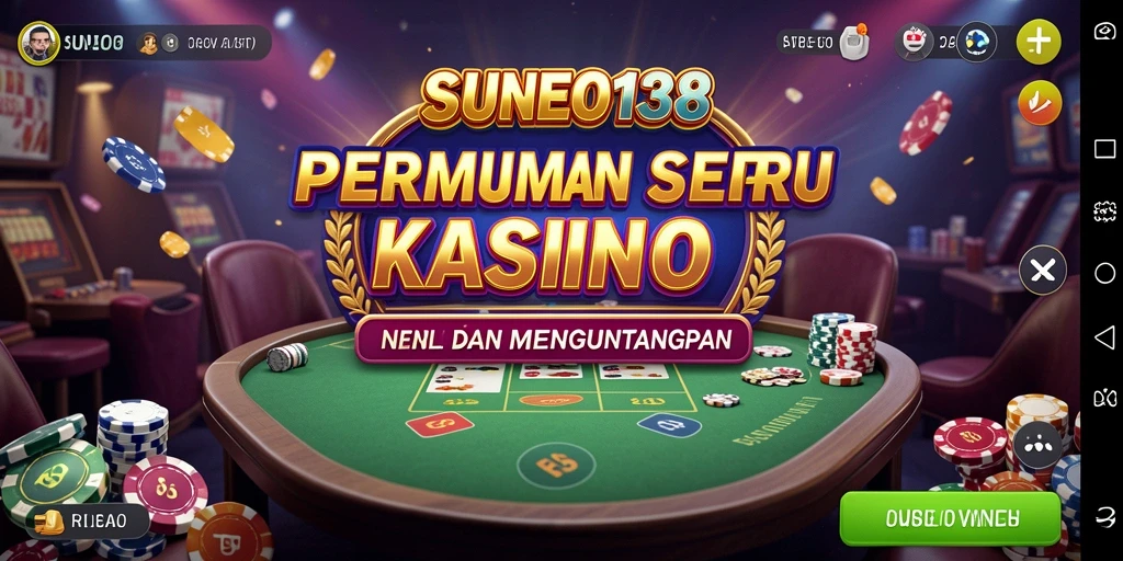 Tampilan screenshot SUNEO138 menampilkan keseruan permainan Kasino yang menghibur.