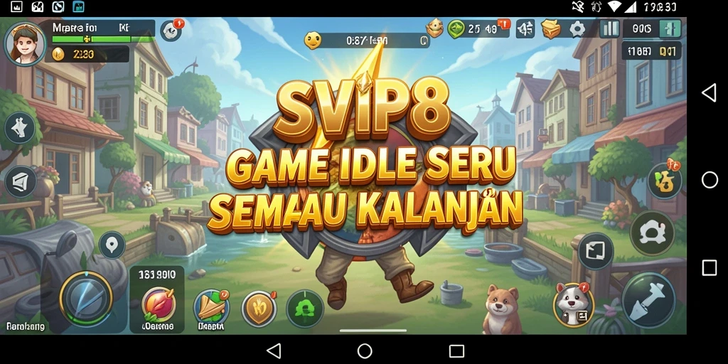 Screenshot gameplay SVIP8 yang menampilkan karakter sedang bertempur.