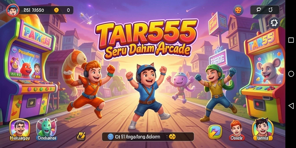 Tangkapan layar TAR555 menampilkan aksi seru dalam level permainan.