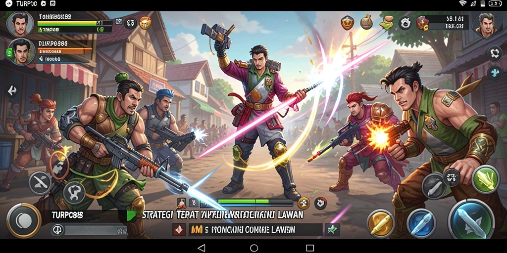 Tampilan utama gameplay TURBO88 menunjukkan strategi yang mendebarkan.